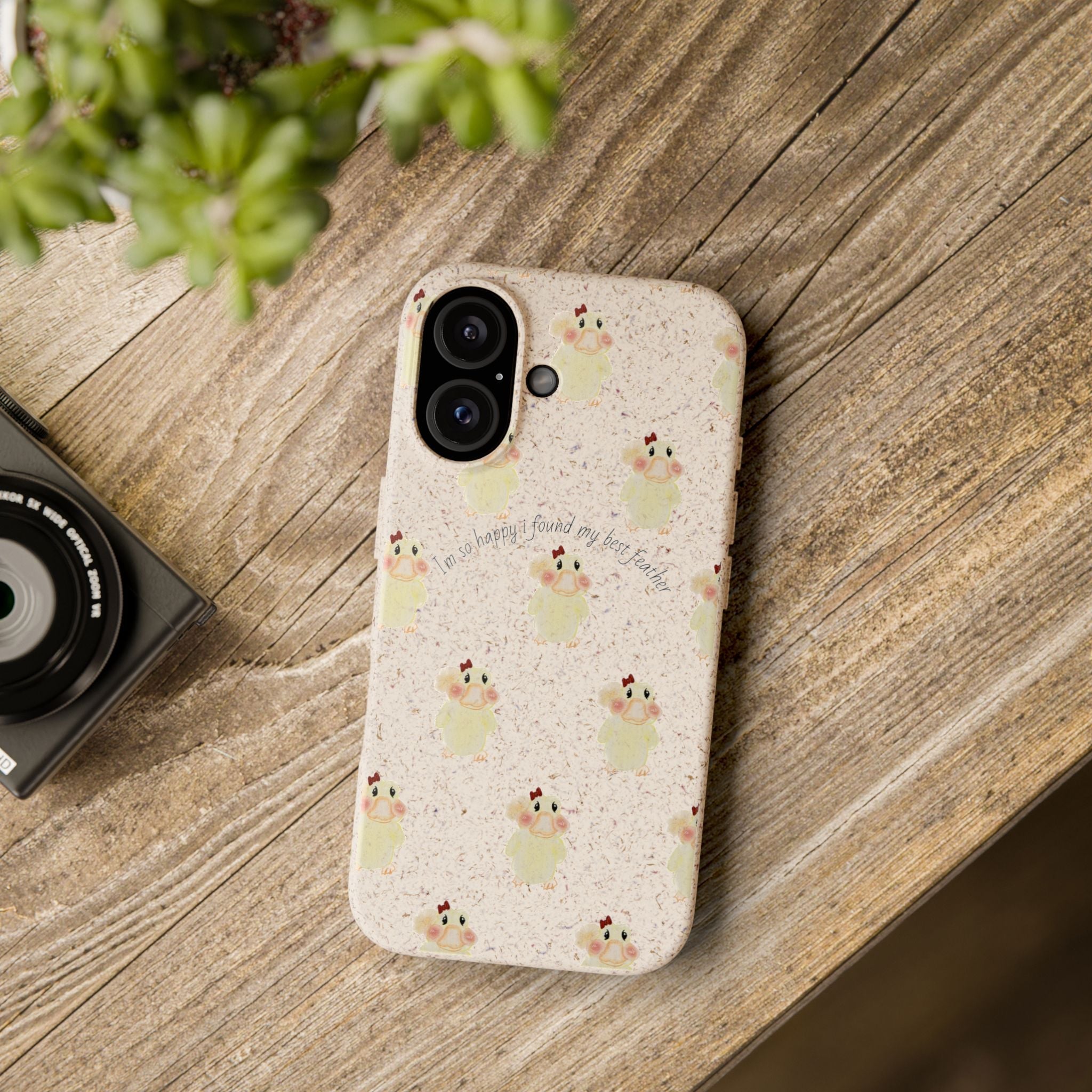 Cute Duck Biodegradable Phone Case — Eco - Friendly Cute Duck Design - Loviel