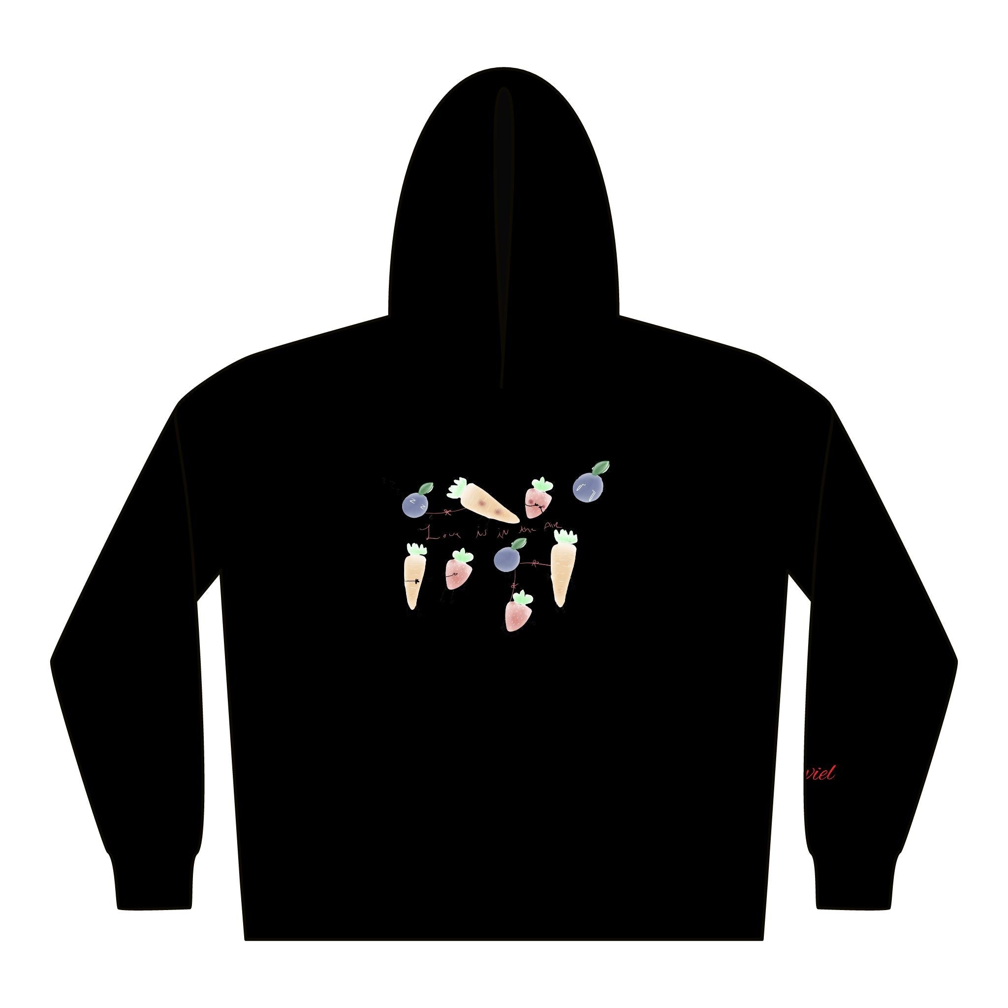 Fruits in Love Hooded Sweatshirt - Loviel